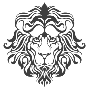 Dark Gray Lion